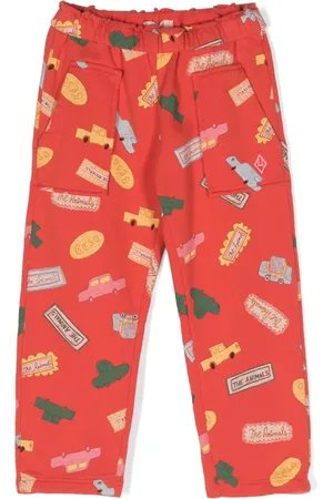 The Animals Observatory Pantalon de jogging à imprimé graphique
