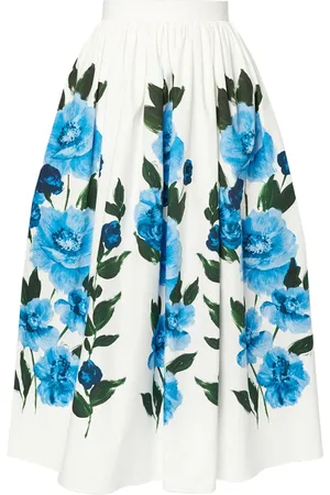 Erdem Jupe mi-longue Painted Floral