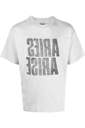 ARIES T-shirt en coton à logo imprimé