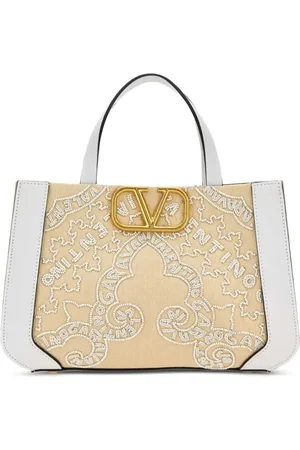VALENTINO GARAVANI Sac cabas VLOGO Signature à ornements de perles