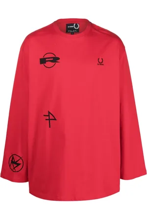 Fred Perry T-shirt imprimé à manches longues