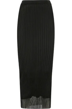 Sportmax Jupe mi-longue à design plissé