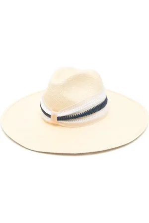 Borsalino Chapeau à détail brodé