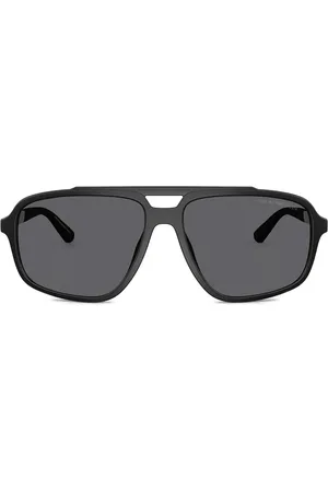 Emporio Armani Lunettes de soleil à monture géométrique