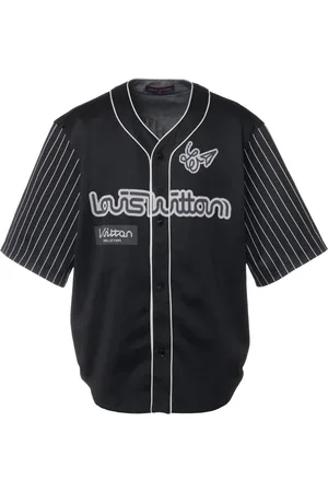 LOUIS VUITTON Maillot de baseball à logo imprimé