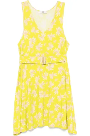 Twin-Set Robe courte à imprimé palmier