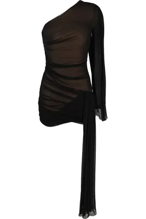 DION LEE Robe drapée Hosiery à coupe courte
