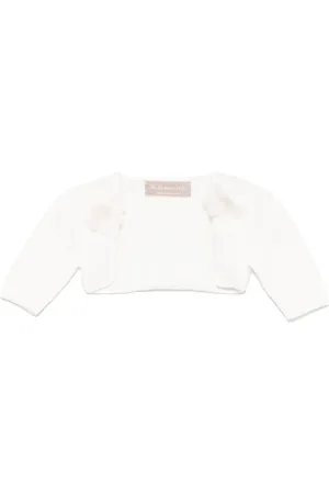 LA STUPENDERIA Cardigan à appliqués fleurs