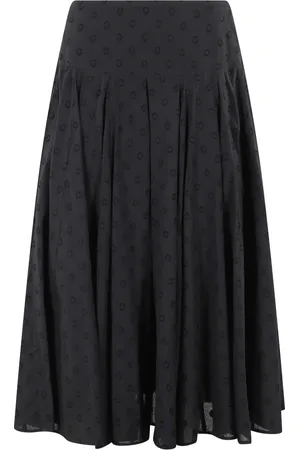 ULLA JOHNSON Jupe mi-longue Luisa à pois