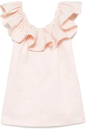 Elisabetta Franchi Robe courte à fleurs en jacquard