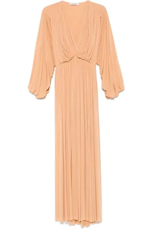 Serafini Robe longue à fronces