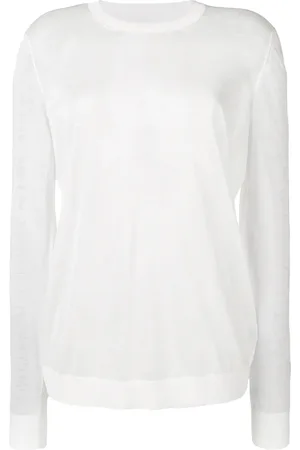 Maison Margiela Pull à bandes métalliques