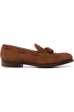 Crockett & Jones Mocassins à glands en daim