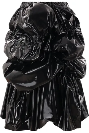 Comme des Garçons Jupe mi-longue froncée
