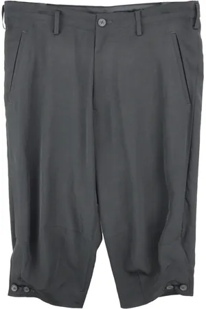 YOHJI YAMAMOTO Short à ourlet boutonné