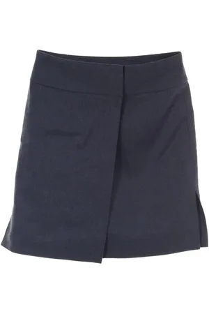 Hermès Jupe portefeuille en laine (années 2010)