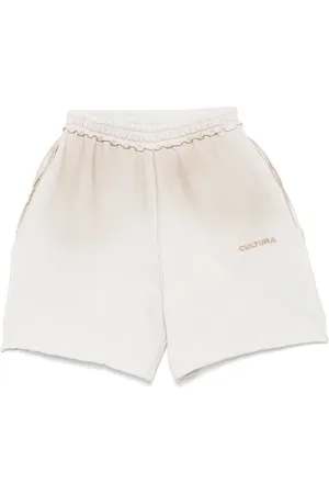 CULTURA Short à logo brodé