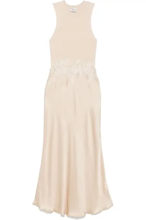 Ermanno Firenze Robe mi-longue à empiècements