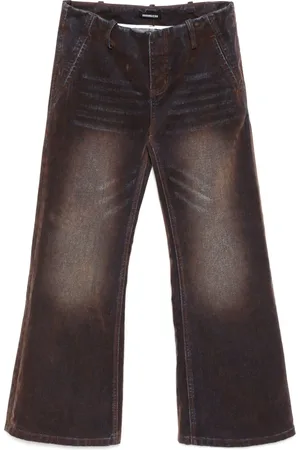 Ground Zero Pantalon en coton à coupe évasée