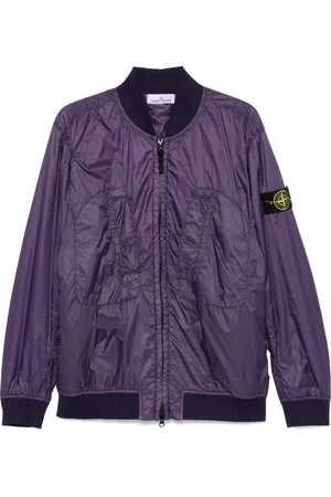 Stone Island Veste bomber à patch logo