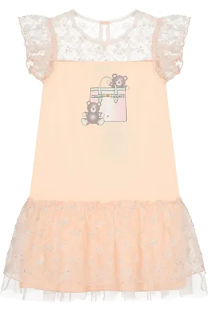 Aigner Robe en coton à logo imprimé