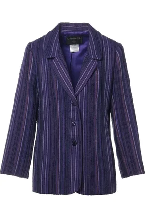 CHANEL Blazer à rayures