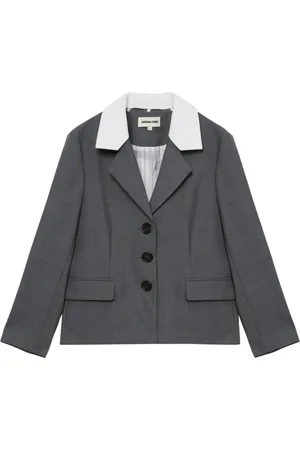 Shushu/Tong Veste à revers contrastants