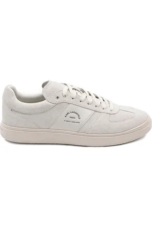 Karl Lagerfeld Baskets en cuir à logo embossé