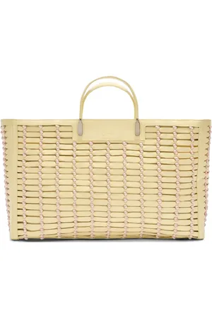 GENNY Sac à main en cuir à design tressé