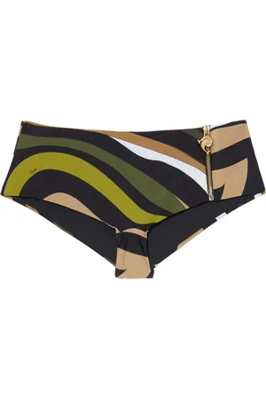 Puccini Bas de bikini à imprimé Marmo