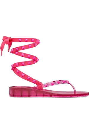 VALENTINO GARAVANI Sandales Rockstud 30 mm à bride cheville nouée