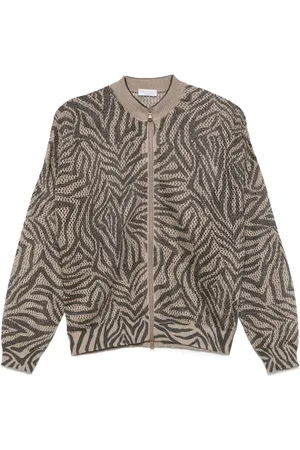 Brunello Cucinelli Cardigan en maille ajouré