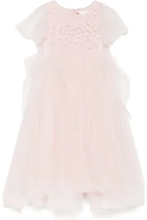 Maison Ava Robe à fleurs appliquées