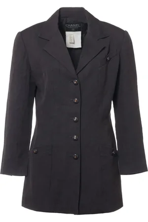 CHANEL Blazer à simple boutonnage