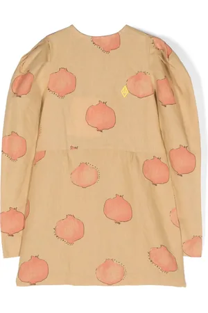 The Animals Observatory Robe Otter Kids en lin mélangé