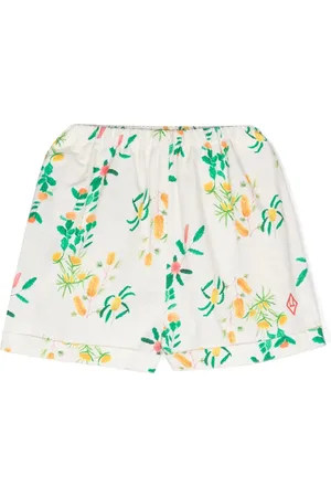 The Animals Observatory Short en coton Bee à fleurs