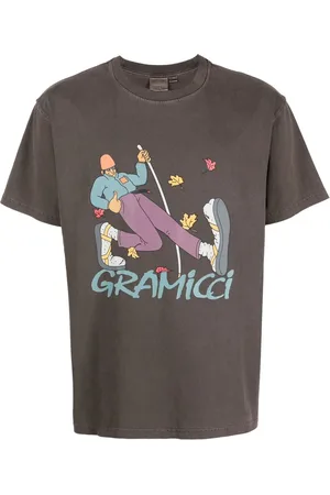 Gramicci T-shirt en coton à imprimé graphique