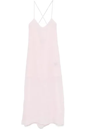 FISICO Robe longue en ramie