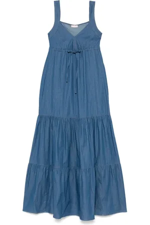 Liu Jo Robe en coton à coupe mi-longue