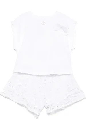 Twin-Set Ensemble-short en dentelle