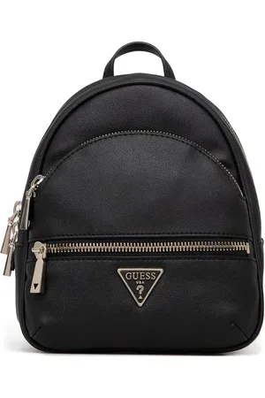Guess Sac à dos en cuir artificiel à plaque logo
