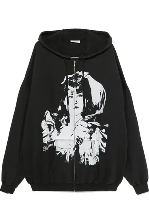 Vaquera Hoodie à imprimé graphique