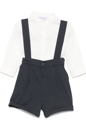 Emporio Armani Ensemble-short à fini texturé