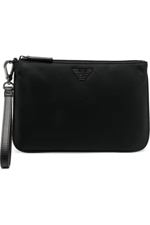 Emporio Armani Pochette à plaque logo