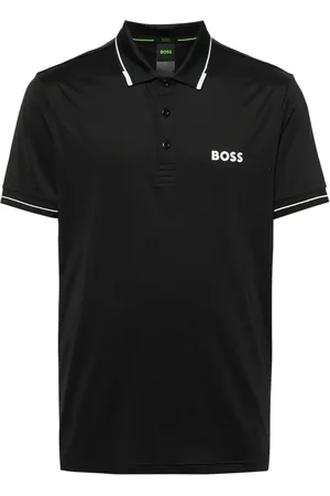 HUGO BOSS Polo à logo appliqué