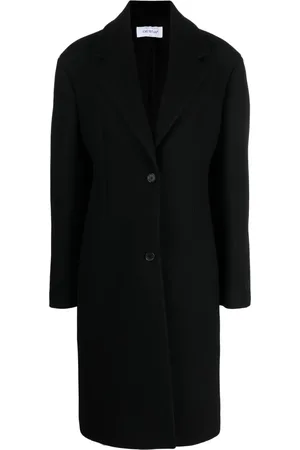 OFF-WHITE Manteau à logo brodé