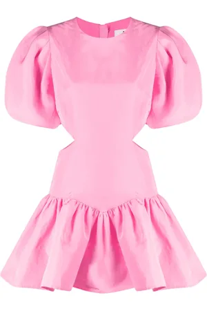 Msgm Robe courte à manches bouffantes