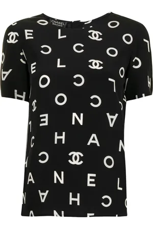 CHANEL T-shirt à logo imprimé (1997)