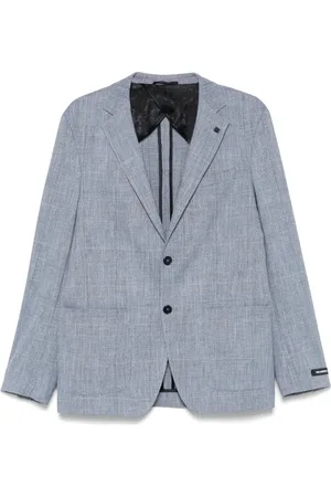 Karl Lagerfeld Blazer imprimé à design ouvert devant