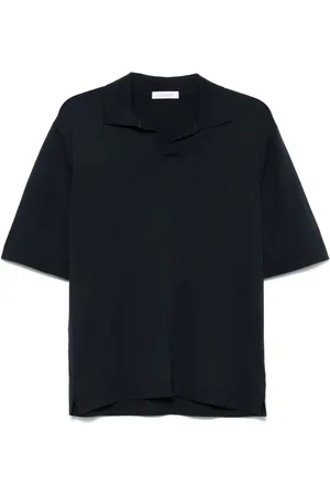 Cruciani T-shirt en maille fine à design nervuré